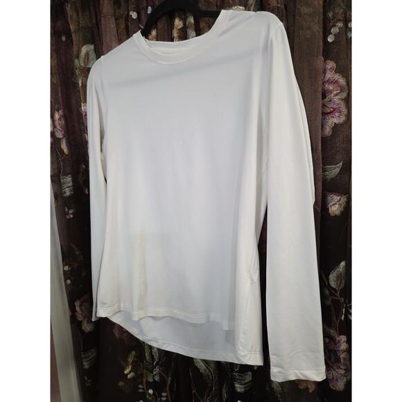 Peter Millar Vinyasa Womens Performance White Long Sleeve Size Medium - Picture 6 of 14